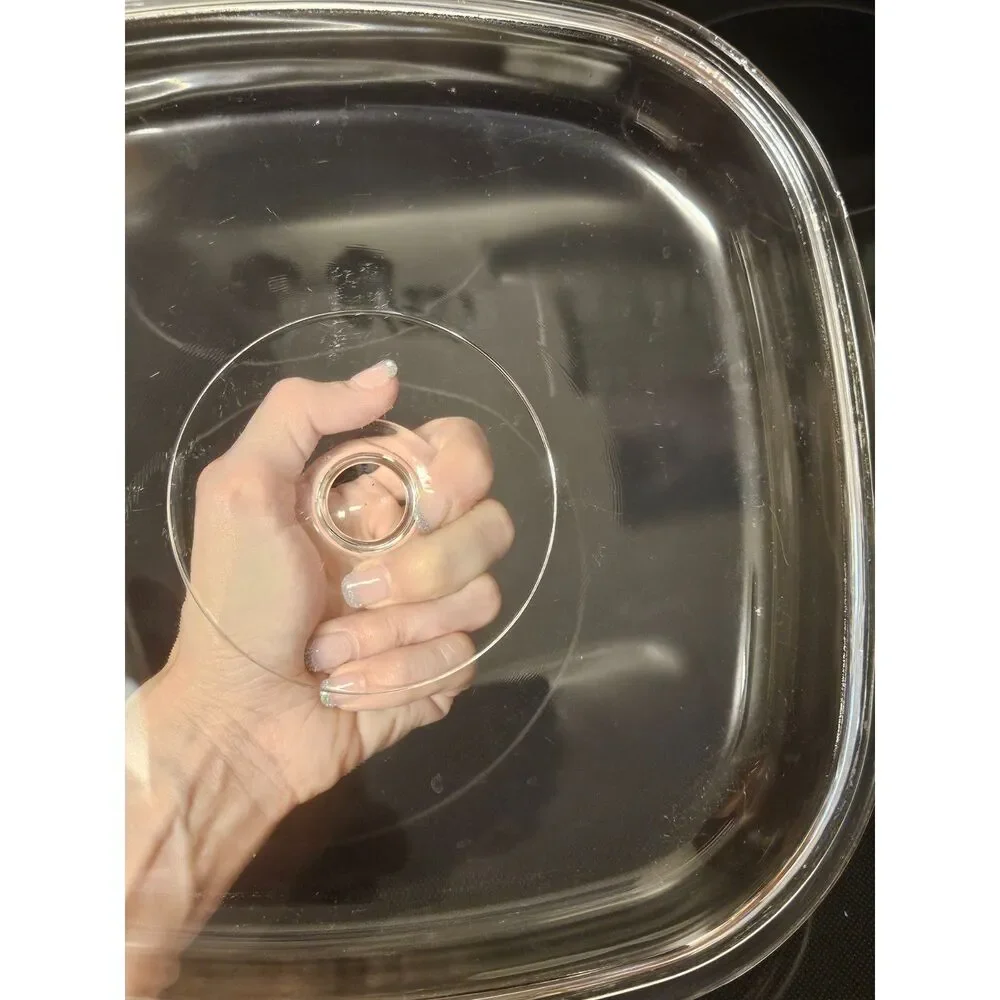 Vintage Pyrex Dome Glass Lid A-12-C for Corning Ware 10